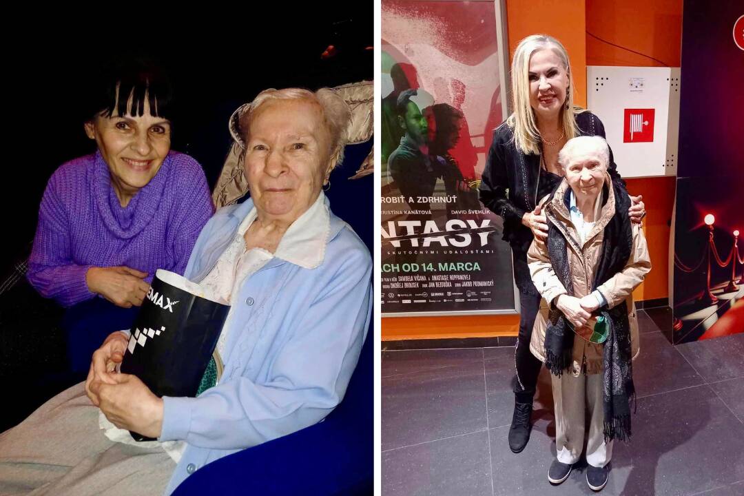 FOTO: Banskobystričanka Zdenka má 90 rokov, zahrala si vo filme a pozrela si ho v kine aj s pukancami