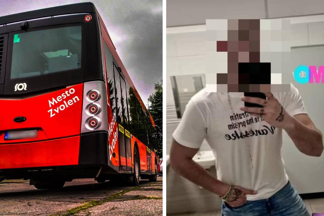 Foto: Muž sa uspokojoval na cestujúcej medzi Zvolenom a Sebechlebmi. Uplakanej žene pomohol vodič autobusu