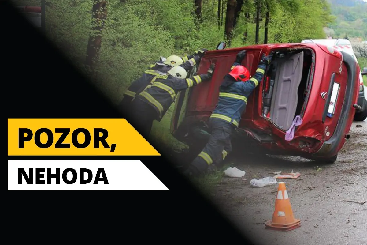 Foto: Dopravná nehoda v Žiari nad Hronom obmedzila premávku. Rátajte so zdržaním 