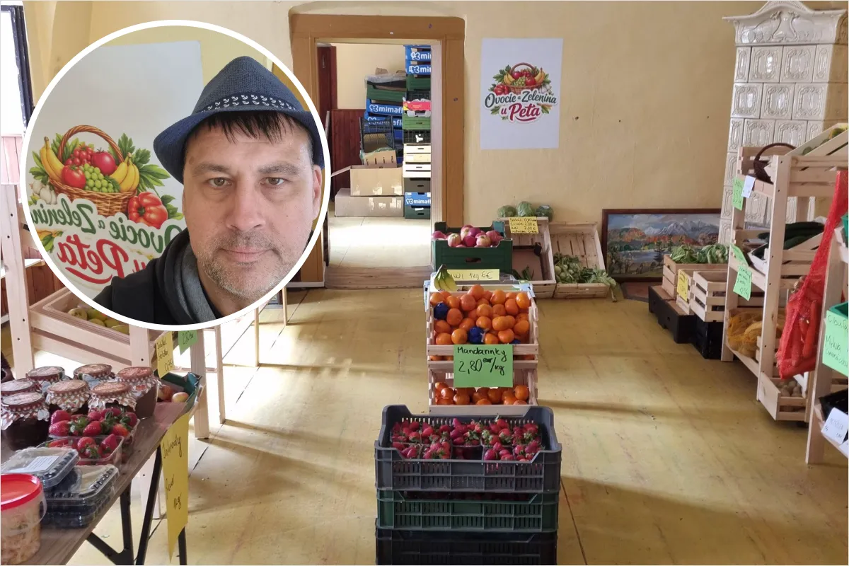 FOTO: Peter sa vrátil do Kremnice z Talianska a otvoril si tu vlastný obchodík, obyvatelia si ho okamžite obľúbili