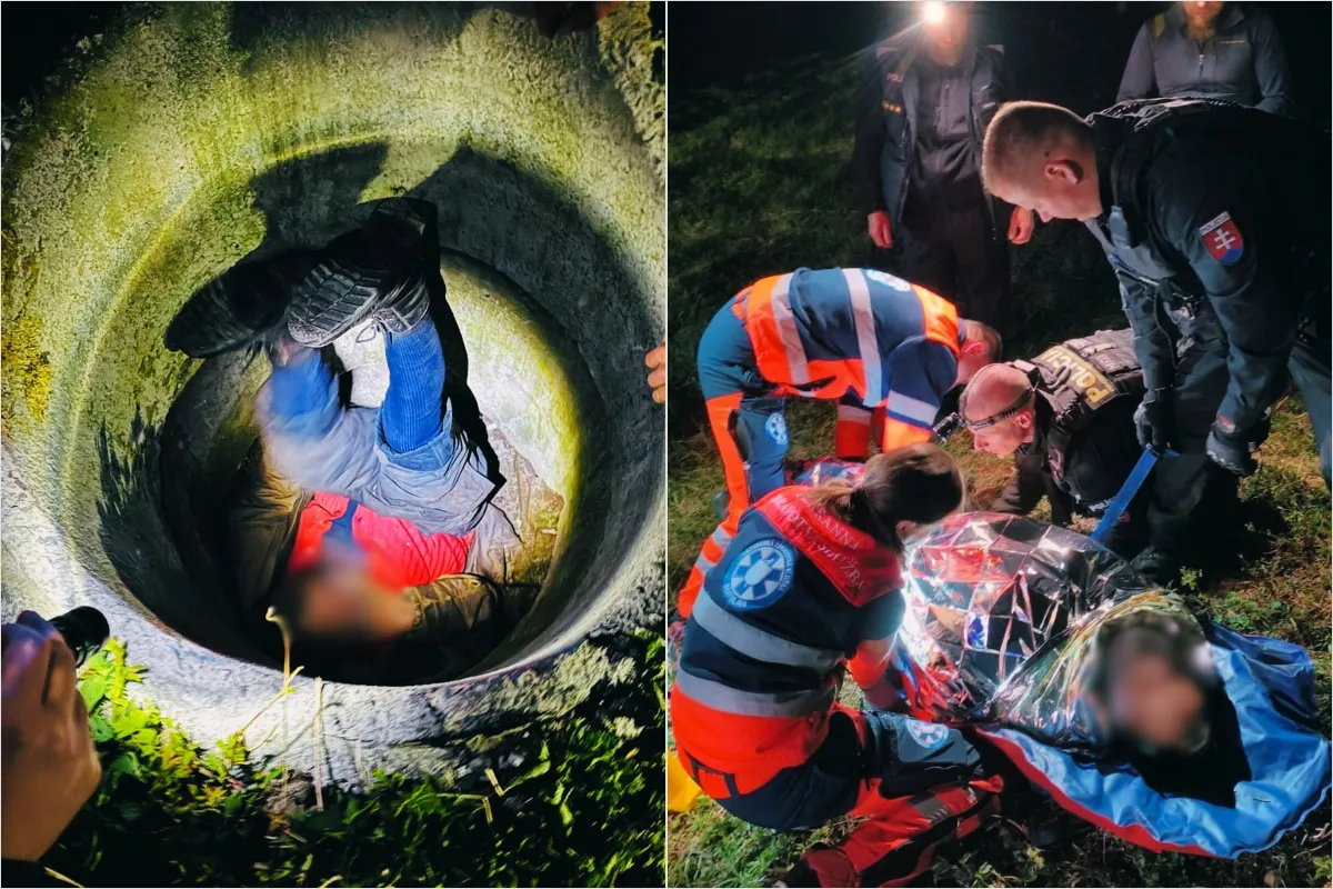 Nezvestného muža našli v šachte pri Bystrici, mal obrovské šťastie, o jeho záchrane rozhodol jeden detail