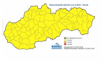 Vodiči pozor! Cesty budú poriadne šmykľavé, SHMÚ vydal výstrahu