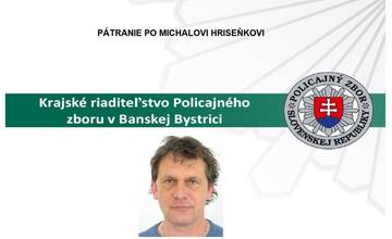 46-ročný muž čelí obvineniu a polícii sa vyhýba, ukrýva sa pravdepodobne niekde na Slovensku