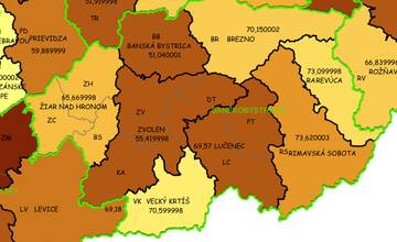 Vraždy, násilie či podvody. Zvolen a Lučenec sú mestá s najvyššou kriminalitou v Banskobystrickom kraji