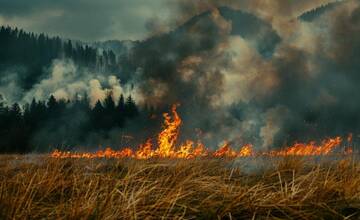 Jedna zápalka dokáže spôsobiť tragický požiar. Aká pokuta hrozí za vypaľovanie trávy?