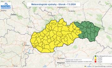 Po slnečných dňoch prichádzajú búrky. Výstraha platí aj pre Banskú Bystricu