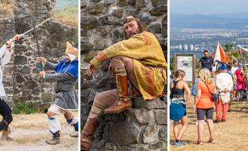 FOTO: História, streľba a hry, výstup na Pustý hrad má za sebou ďalší ročník. Boli ste aj vy?