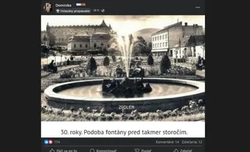 FOTO: Zvolenčania si zaspomínali na starú fontánu. Tá bola krásna. Bola doba, keď zámok ešte bolo vidieť, píšu miestni