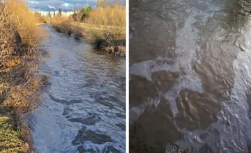 Na rieke Slatina sa opäť objavili mastné škvrny, Zvolenčania cítili aj nepríjemný olejový zápach, čo sa tam deje?