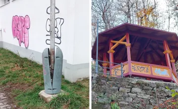 FOTO: V Banskej Bystrici vyčíňali vandali, pozrite, čo všetko zničili a zašpinili
