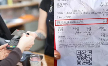 Zákazník prevádzky zaplatil 80 centov navyše za platbu kartou. Je to legálne?, pýtajú sa ľudia