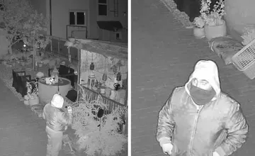 FOTO: V obci pri Lučenci sa pohyboval zlodej, na cudzí majetok si svietil baterkou, nespoznávate ho?