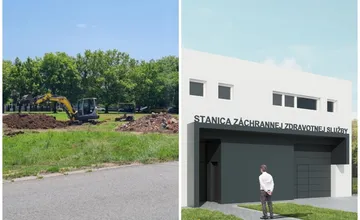 Záchranári vo Fiľakove sa dočkajú nových priestorov, moderná stanica má nahradiť chýbajúcu pohotovosť