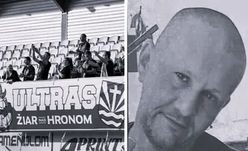 FOTO: Futbaloví fanúšikovia zo Žiaru nad Hronom smútia, zomrel ich člen a kamarát Tomáš