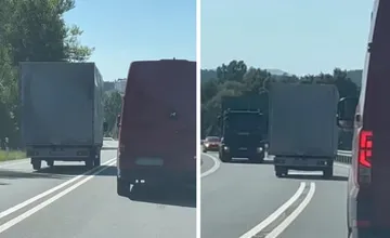 VIDEO: Pozrite, čo stváral vodič medzi Bystricou a Breznom. Jazdil ako blázon, pričom okrem seba  ohrozoval aj ostatných
