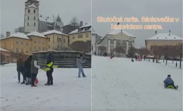 VIDEO: Vedeli ste, že v Kremnici už roky prebieha raritná sánkovačka? Domáci sa spúšťajú priamo v historickom centre