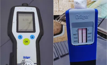 Zdrogovaný mladík zo Žiaru jazdil na aute zo strany na stranu, na Valentína si neodpustila alkohol vodička zo Štiavnice