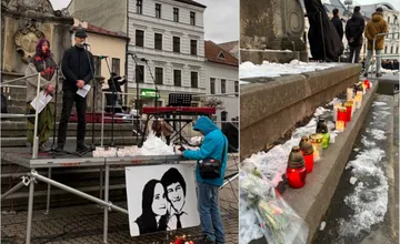 VIDEO: Banská Bystrica si pripomenula zavraždeného novinára Jána Kuciaka a jeho snúbenicu. Čo zaznelo z pódia?