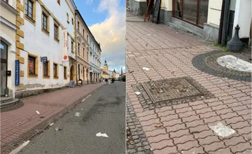 FOTO: Mamička upozornila na stav námestia v Bystrici. Je normálne, aby sa ma toto opýtala 5-ročná dcéra?, hovorí Miška