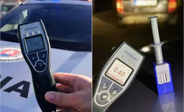Opitý vodič vo Fiľakove putoval rovno do cely, ďalší šofér bol zdrogovaný, navyše nikdy nemal vodičák