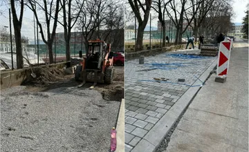 FOTO: Parkovisko vo Zvolene zrekonštruujú do konca marca, práce prinesú dopravné obmedzenia