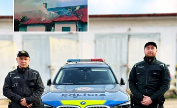 Rodine pri Poltári horel dom, situáciu ťažko znášali najmä deti, mamička ďakuje zasahujúcim policajtom