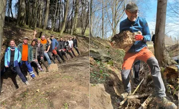 FOTO: Štiavnickí dobrovoľníci pokračujú v záchrane tajchov, dosiahli obrovský míľnik, na ktorom roky pracovali