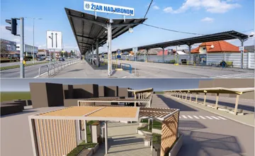FOTO: V Žiari čoskoro začnú rekonštruovať autobusovú stanicu, dočasne sa zvýši prašnosť aj hluk a takto bude vyzerať