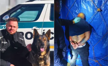 FOTO: Policajná kontrola sa zmenila na veľký zásah, policajti zo Žiaru odhalili omamné látky aj hľadaného muža