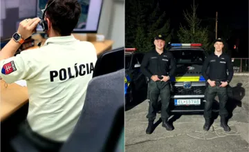 Bystrickí policajti pomohli pri dramatickej situácii na ceste, sprevádzali auto s chorým dieťaťom na urgent