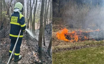 FOTO: Neďaleko Banskej Bystrice aj Zvolena vypukli požiare. Našťastie, hasiči ich stihli rýchlo uhasiť