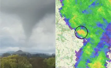 FOTO: U našich českých susedov sa objavilo prvé tohtoročné tornádo! Prekvapilo aj meteorológov