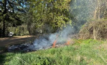 FOTO: Oheň nad Fončordou zalarmoval hasičov. Jana sa ho snažila uhasiť, no neúspešne, ľudí žiada o opatrnosť