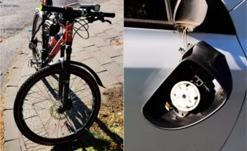 FOTO: V Lučenci nedal vodič prednosť cyklistovi, so zraneniami ho previezli do nemocnice