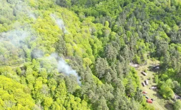 FOTO: Lesné požiare zasiahli stred a sever Slovenska. Hasiči bojujú s plameňmi v Poltári aj na Liptove