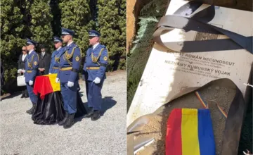 VIDEO: Neznámy rumunský vojak našiel miesto posledného odpočinku vo Zvolene, jeho  pozostatky našli pred pár rokmi