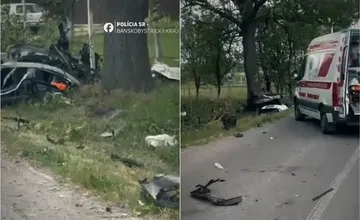 Smrteľná nehoda medzi Bottovom a Pavlovcami: Vodič neprežil náraz do stromu, spolujazdkyňu odviezol vrtuľník