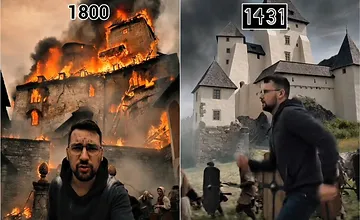 Mladík Peter pomocou AI oživuje históriu Slovenska, vdýchol život starým hradom, dedinám aj vojnovým fotografiám