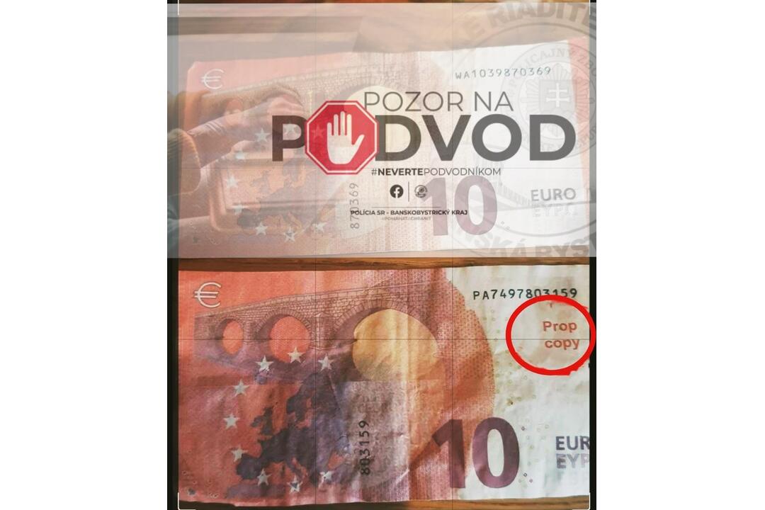 FOTO: Falošné eurobankovky v Banskej Bystrici, foto 3