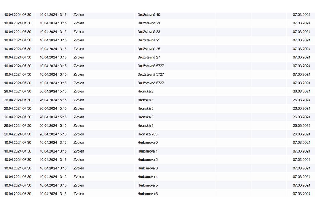 FOTO: Odstávka elektriny vo Zvolene, foto 7