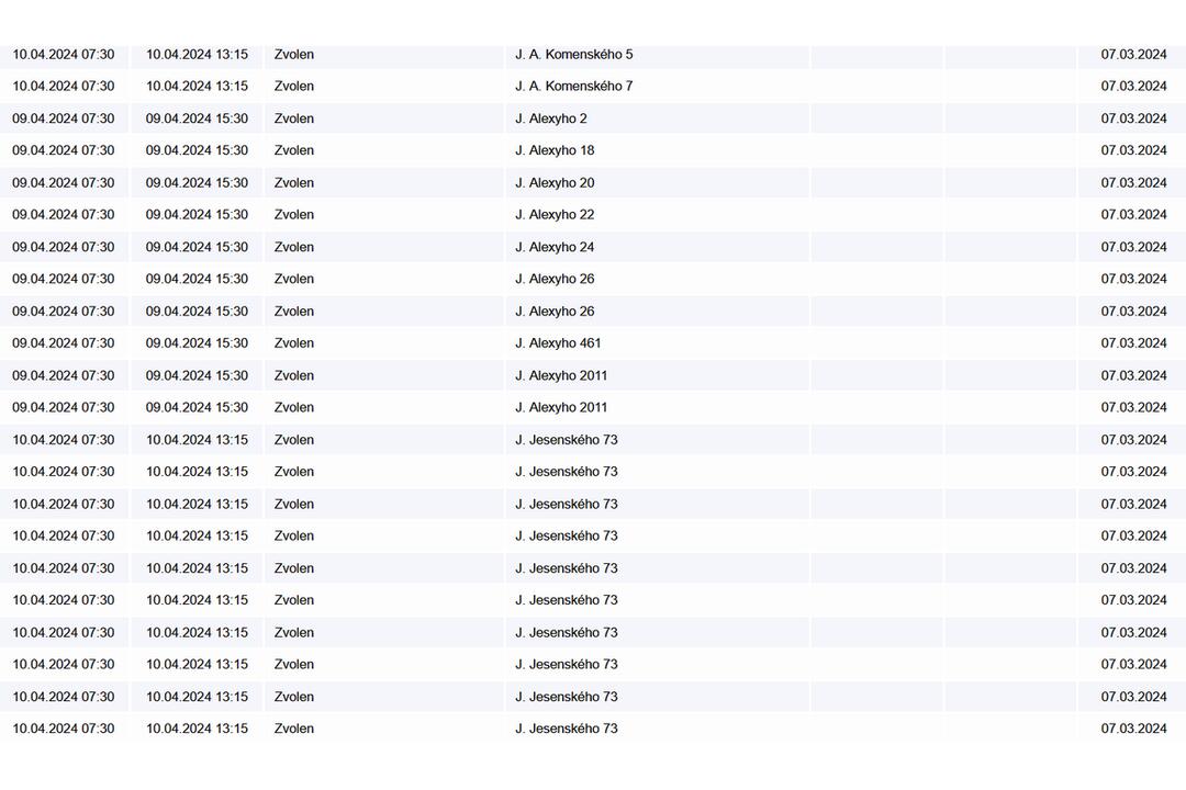 FOTO: Odstávka elektriny vo Zvolene, foto 9