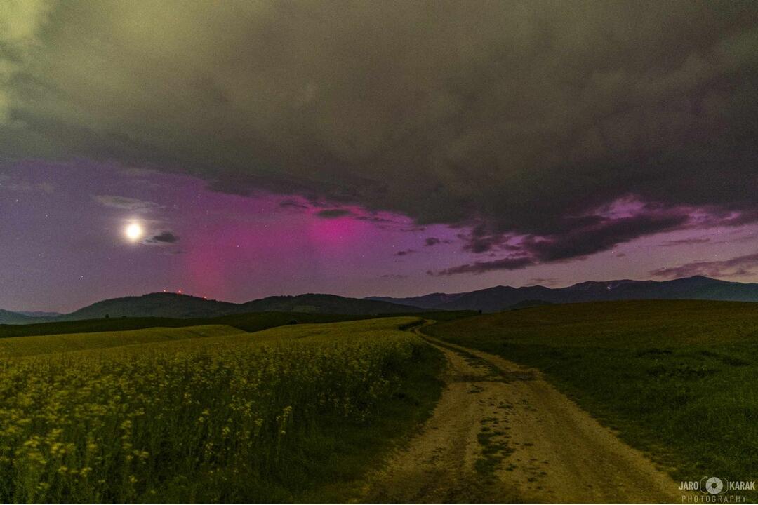 FOTO: Ako vyzerala polárna žiara v okolí Banskobystrického kraja?, foto 2