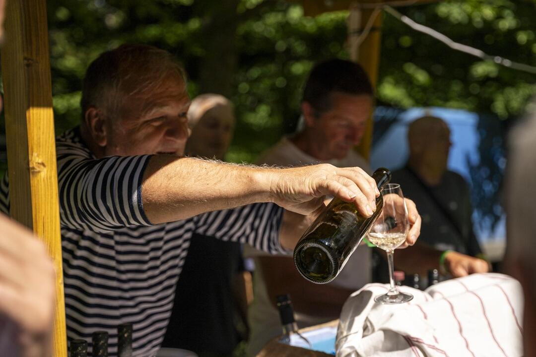 Žiarsky park ožil. Zaplnili ho priaznivci dobrého vína, foto 1