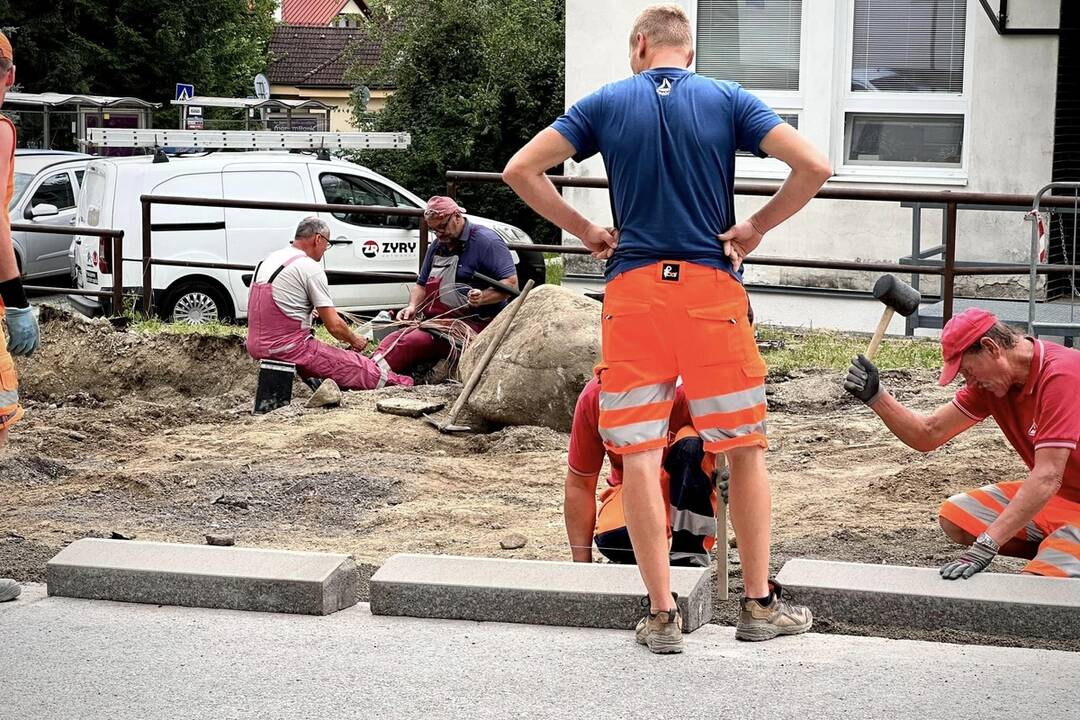 FOTO: Výstavba parkovacích miest v Podlaviciach, foto 3