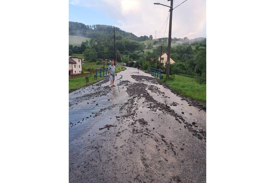 FOTO: Intenzívne búrky spôsobili pri Kozelníku veľké škody, foto 6