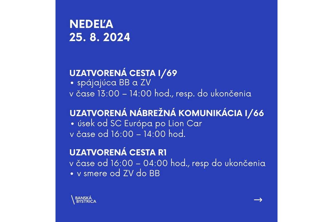 FOTO: Dopravné obmedzenia počas osláv SNP, foto 8