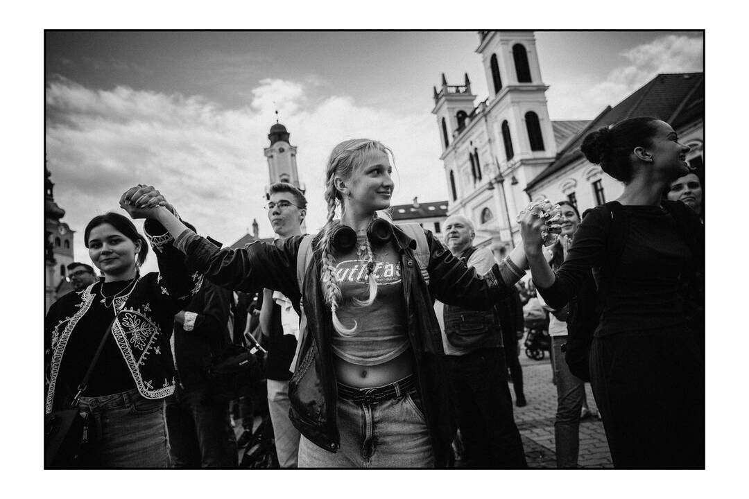FOTO: Protestu na podporu Kultŕuneho štrajku podporila aj Banská Bystrica, foto 3