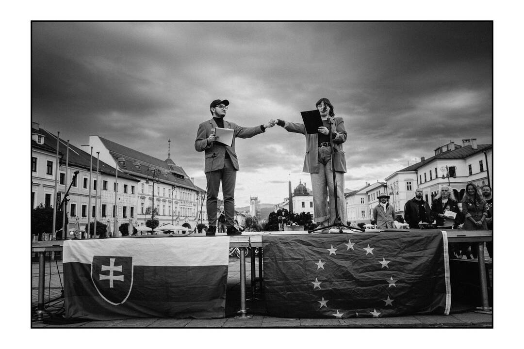 FOTO: Protestu na podporu Kultŕuneho štrajku podporila aj Banská Bystrica, foto 15