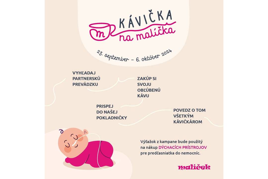 FOTO: Šálkou kávy dokážete pomôcť predčasne narodeným deťom, foto 1