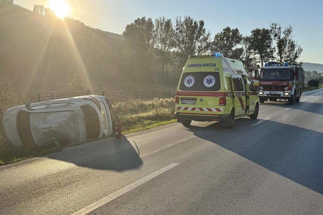 FOTO: Dopravná nehoda pri Revúcej, foto 3